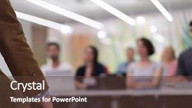  Presentation with marker - Audience pleasing presentation theme consisting of faculty - close up of teacher hand backdrop and a tawny brown colored foreground