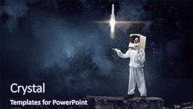  Presentation with space - Presentation enhanced with faculty humanities - dreaming to explore space mixed background and a  colored foreground