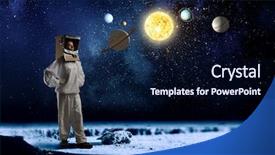  Presentation with space - Cool new slides with faculty humanities - dreaming to explore space mixed backdrop and a  colored foreground