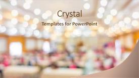  Presentation with abstract business - Audience pleasing slides consisting of faculty meeting - abstract blur business conference backdrop and a  colored foreground