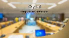  Presentation with business abstract - Amazing PPT layouts having faculty meeting - abstract blur business conference backdrop and a  colored foreground
