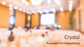  Presentation with abstract business - Beautiful theme featuring faculty meeting - abstract blur business conference backdrop and a  colored foreground