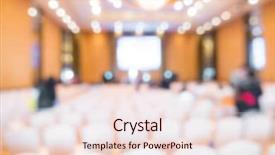  Presentation with abstract business - Cool new theme with faculty meeting - abstract blur business conference backdrop and a  colored foreground