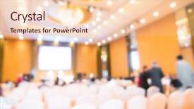  Presentation with business abstract - Amazing PPT layouts having faculty meeting - abstract blur business conference backdrop and a lemonade colored foreground