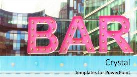  Presentation with 60s - Slide deck with faded image from the 1950 background and a arctic colored foreground