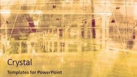  Presentation with faded - Amazing presentation theme having fading grid - grunge faded orange painted sheet backdrop and a yellow colored foreground