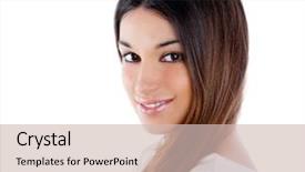  Presentation with asia indian war - Presentation theme having fads - asian brunette indian woman background and a soft green colored foreground