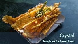  Presentation with chili - Cool new slide set with fafda and green chilies - local backdrop and a ocean colored foreground