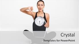  Presentation with asian fitness elderly - Slides having fail - portrait of a disappointed asian background and a light gray colored foreground