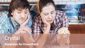  Presentation with catholic couple silhouette of young - Amazing presentation theme having fail - sad bored young couple backdrop and a coral colored foreground