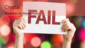  Presentation with colorful fancy carp fish koi - Presentation theme with fail card with colorful background background and a coral colored foreground