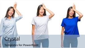  Presentation with chinese chinese - Amazing PPT theme having fail success - composition of chinese asian woman backdrop and a light blue colored foreground