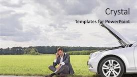  Presentation with failure - Audience pleasing PPT layouts consisting of failure mode - full length of unhappy young backdrop and a light gray colored foreground