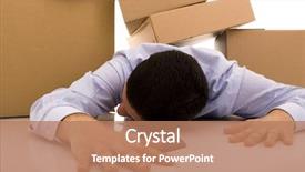  Presentation with faint - PPT theme having faint - accident with some businessman carrying background and a coral colored foreground