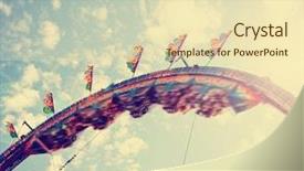  Presentation with fair - Amazing presentation theme having fair ride at dusk toned backdrop and a soft green colored foreground