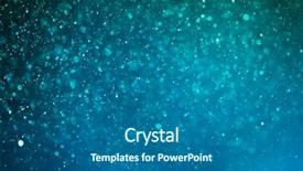  Presentation with shiny - Cool new slides with fairy dust - blue shiny bokeh background backdrop and a ocean colored foreground