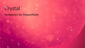  Presentation with loving hearts love heart candy - Presentation featuring fairy dust - glowing hearts background background and a gray colored foreground