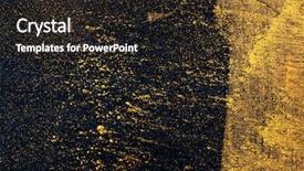  Presentation with gold dust - PPT layouts with fairy dust - gold background background and a dark gray colored foreground