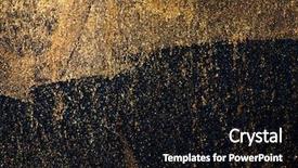  Presentation with gold dust - Cool new slides with fairy dust - gold background backdrop and a black colored foreground