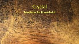  Presentation with gold dust - Amazing slide deck having fairy dust - gold background backdrop and a tawny brown colored foreground