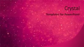  Presentation with stars - Slides having fairy dust - pink glowing stars background background and a red colored foreground