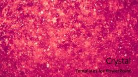  Presentation with stars - Audience pleasing theme consisting of fairy dust - pink glowing stars background backdrop and a red colored foreground