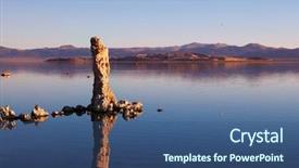  Presentation with fairy - Slide deck featuring fairy mono lake background and a ocean colored foreground