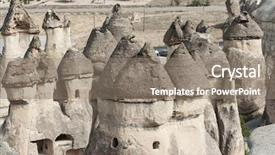  Presentation with tale - Beautiful slide set featuring phallus - fairy tale chimney rocks backdrop and a gray colored foreground