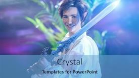  Presentation with fairy tale - Slides consisting of fairy-tale-magic-a-smiling background and a light blue colored foreground