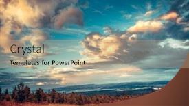  Presentation with fairy tale - Cool new slides with fairy tale scenery the fantastic backdrop and a coral colored foreground