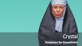  Presentation with christian - Amazing PPT layouts having faith doubt - middle age senior christian catholic backdrop and a dark gray colored foreground