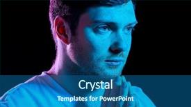  Presentation with faith - Amazing presentation design having faithful - faith religion and people concept backdrop and a ocean colored foreground