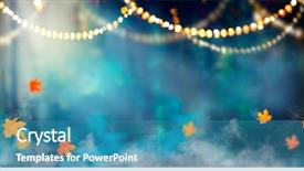  Presentation with halloween frame - Colorful PPT theme enhanced with fall - fantasy halloween background beautiful deep backdrop and a teal colored foreground