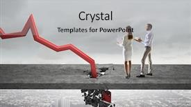  Presentation with fall - Presentation theme enhanced with fall and depreciation mixed media background and a light gray colored foreground