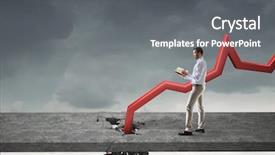  Presentation with fall - Slide deck with fall and depreciation mixed media background and a gray colored foreground