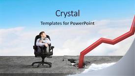  Presentation with fall - PPT theme having fall and depreciation mixed media background and a light blue colored foreground