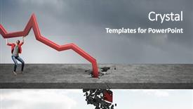  Presentation with fall - Amazing PPT theme having fall and depreciation mixed media backdrop and a gray colored foreground