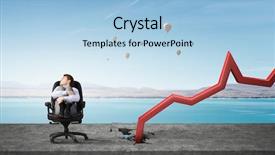  Presentation with fall - Audience pleasing slide deck consisting of fall and depreciation mixed media backdrop and a light blue colored foreground