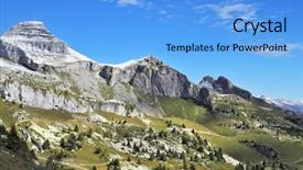  Presentation with winter in the swiss alps - PPT theme consisting of piece of paper in the shape of the united states with the text 4th of july celebrate america written in it on a rustic wooden surface and an american flag background and a gray colored foreground