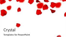  Presentation with fall down - Cool new presentation theme with fall down - flying petals border backdrop and a white colored foreground