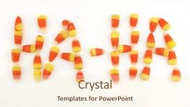  Presentation with candy cane christmas - Amazing slides having fall festival - ha-ha made from candy corn backdrop and a cream colored foreground