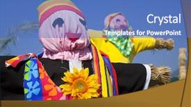  Presentation with fall festival - Theme with fall festival saved as adobe background and a  colored foreground