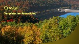 Presentation with fall foliage - PPT layouts enhanced with fall foliage in allegheny national background and a tawny brown colored foreground