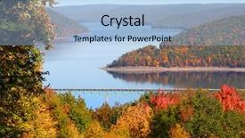  Presentation with fall foliage - Beautiful PPT theme featuring fall foliage in allegheny national backdrop and a  colored foreground