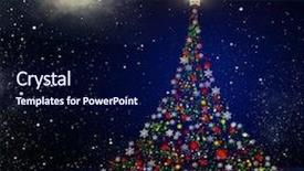  Presentation with abstract red - PPT theme consisting of fall night skies - abstract red twinkled christmas background background and a navy blue colored foreground