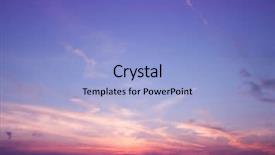  Presentation with fantasy show - Slide deck consisting of fall night skies - background clouds fantasy background and a light blue colored foreground