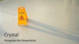  Presentation with fall prevention - Cool new presentation theme with fall prevention - close up shot backdrop and a soft green colored foreground