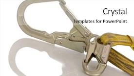  Presentation with fall protection - Colorful PPT layouts enhanced with fall protection - industrial safety harness equipment backdrop and a white colored foreground