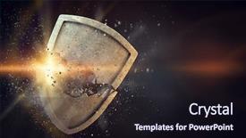  Presentation with risk - PPT theme featuring fall protection - safety risk concept mixed media background and a wine colored foreground