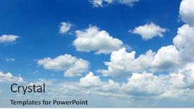 Presentation with sky - PPT theme having fall skies space - sky background and a light blue colored foreground